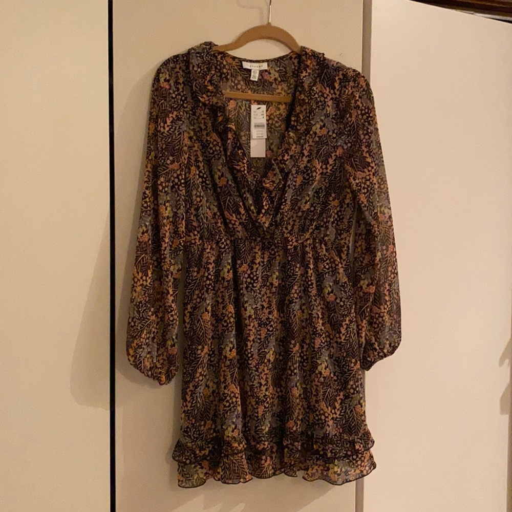Top shop lined dress. MIDI length